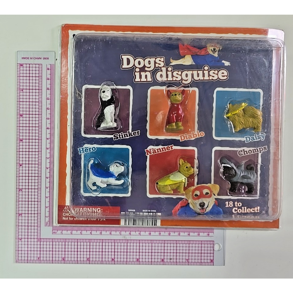 Vintage Vending Display Board Dogs in Disguise 0640